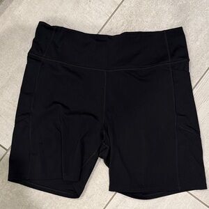 VICTORIA SECRET BLACK BIKE SHORTS